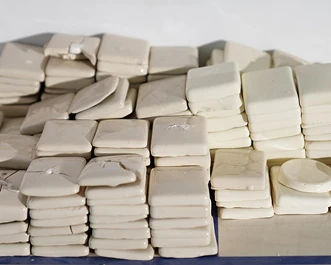 Different clay materials