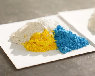 Color glaze row material