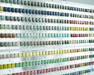 Color glazed chips