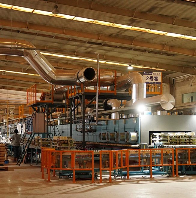 Equipped With 7 Automatic German-Tech Kilns